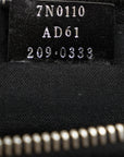 Fendi x Joshua Vidas Backpack Second Bag 7N0110 White Black Leather  Fendi