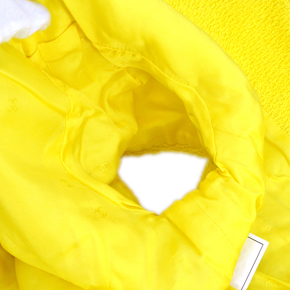 Chanel Spring 1995 Zip Up Jacket Yellow 
