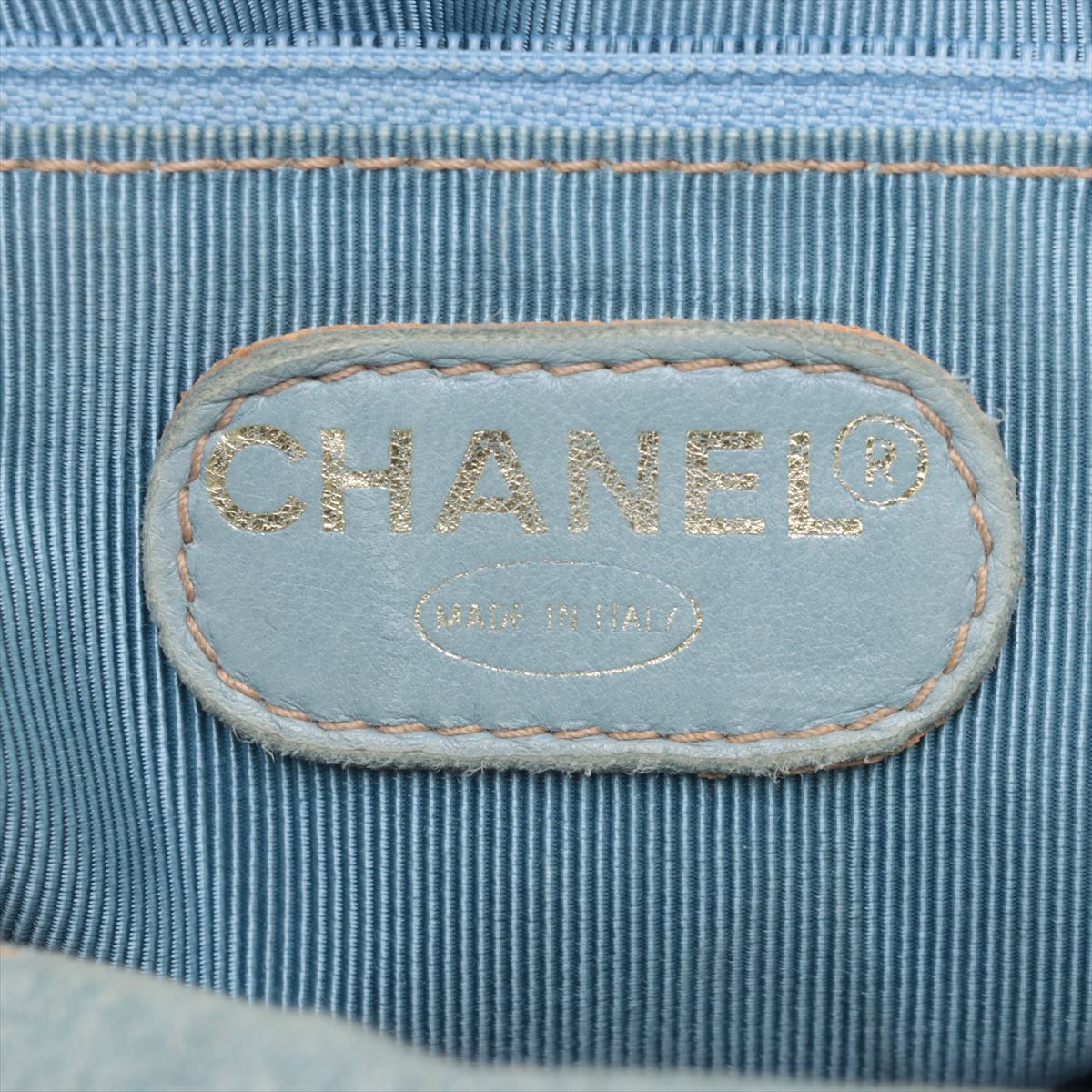 Chanel Coco Denim Handbag Wood Handle Blue G  4th