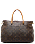 Louis Vuitton Monogram Pallas Handbag 2WAY M40906 Oral Pearl Brown PVC Leather  Louis Vuitton