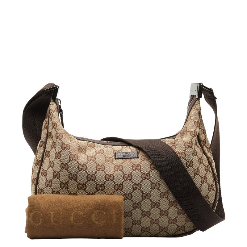 Gucci GG canvas 122790 Brown canvas leather ladies Gucci Gucci