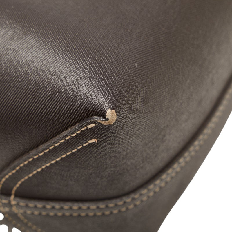 Gucci GG Supreme Reverseible Tote Bag 368568 Brown Beige Leather PVC  Gucci