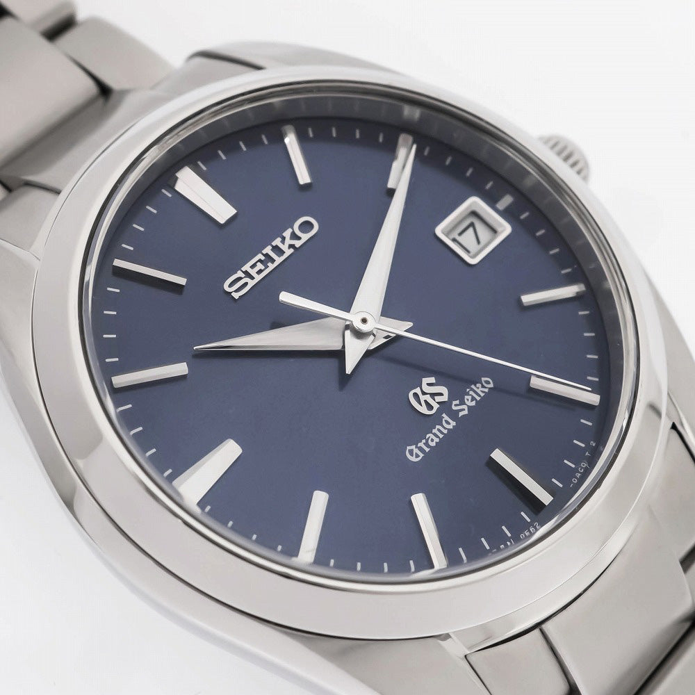 Grand Seiko SBGX065 9F62-0AB0 Blue Quartz SS  Watch Blue GS