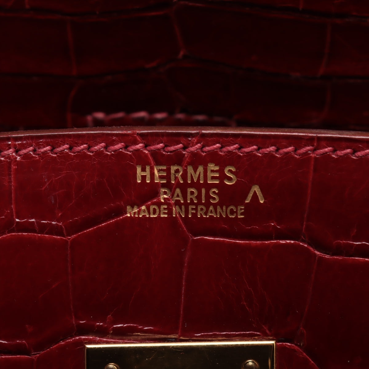 Hermes Birkin 35 Porosus Blaise G  F2002