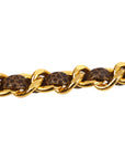 Chanel Brown Caviar Chain Shoulder Bag Pouch