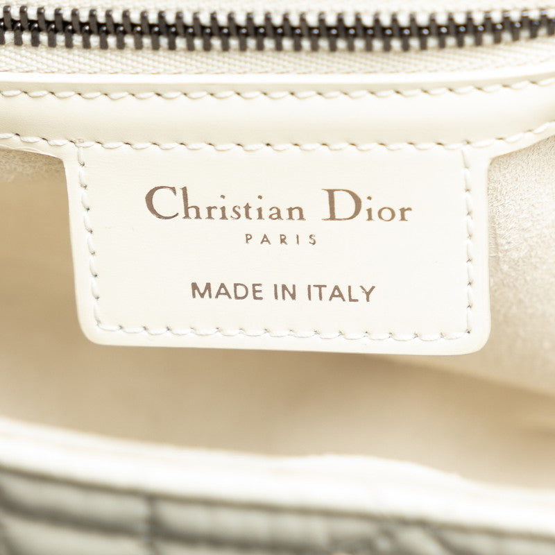 Dior Macrocan Messenger Bag M1243OMIG White Leather  Dior