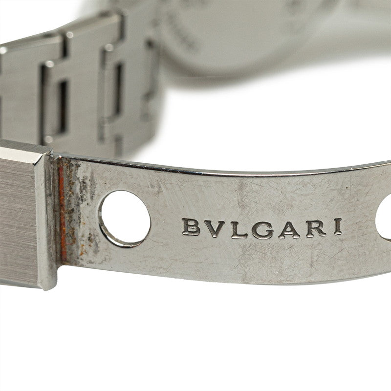 Bulgaria Bulgaria 12PD Diamond Watch BB26SS Quartz Black  Stainless Steel  BVLGARI