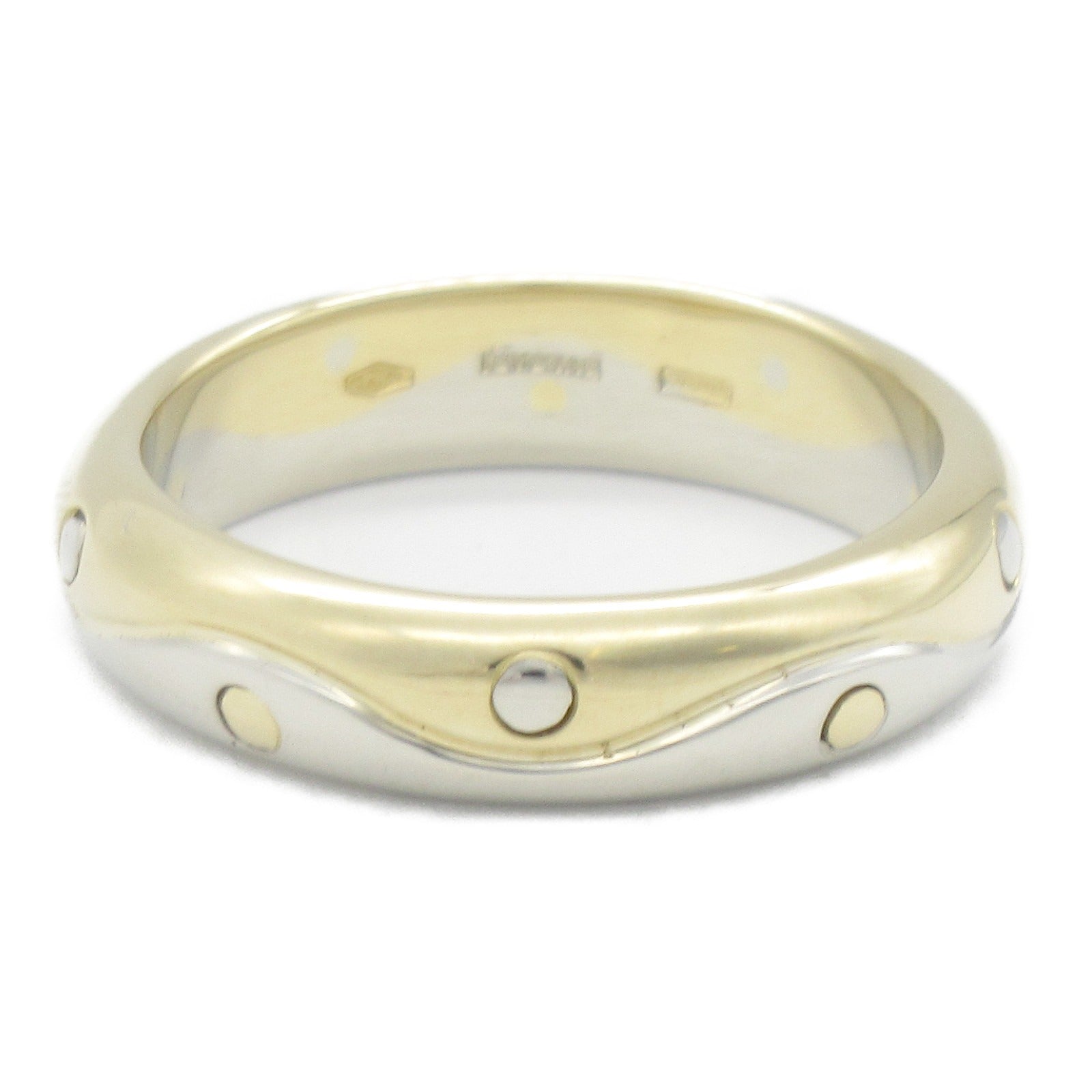 Bulgari BVLGARI Onda Ring Ring Ring Jewelry K18 (Yellow G) K18WG (White Gold)   Gold/Silver Rings 【Classic】