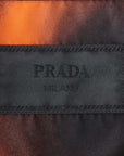 Prada Re Nylon Li Nylon 22 Years Nylon Shirt S Men Black x Orange SC513 Triangle Logo