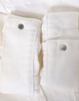 Prada Triangle Logo 23SS Cotton Denim Jacket S  White GFB299