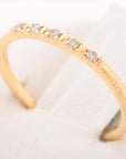 Agat Diamond Ring K18 (YG) 0.9g 0.05 E