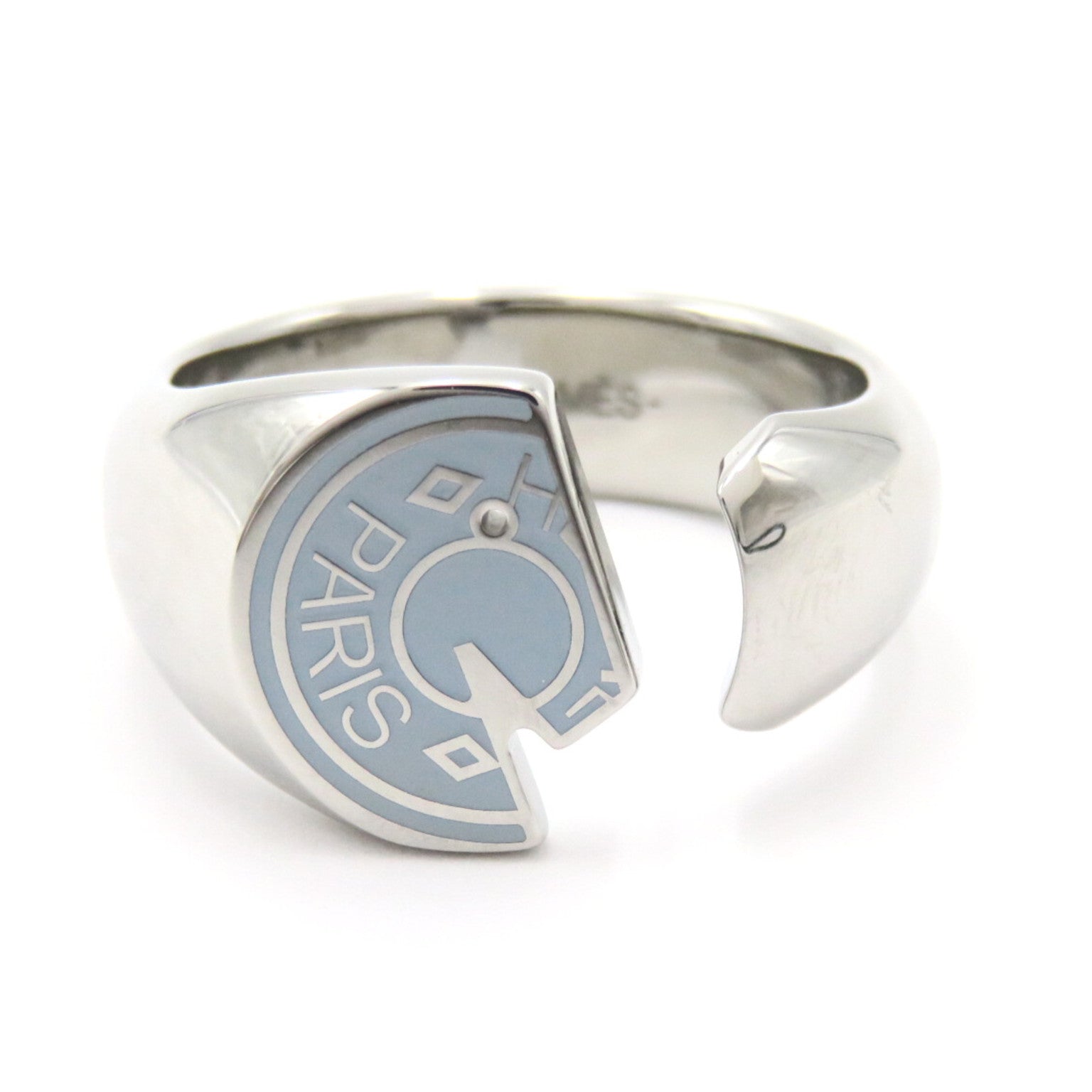 Hermes Hermes Rings Carousel Rings Jewelry Stainless Steel   Blue/Silver H077326FJ0564