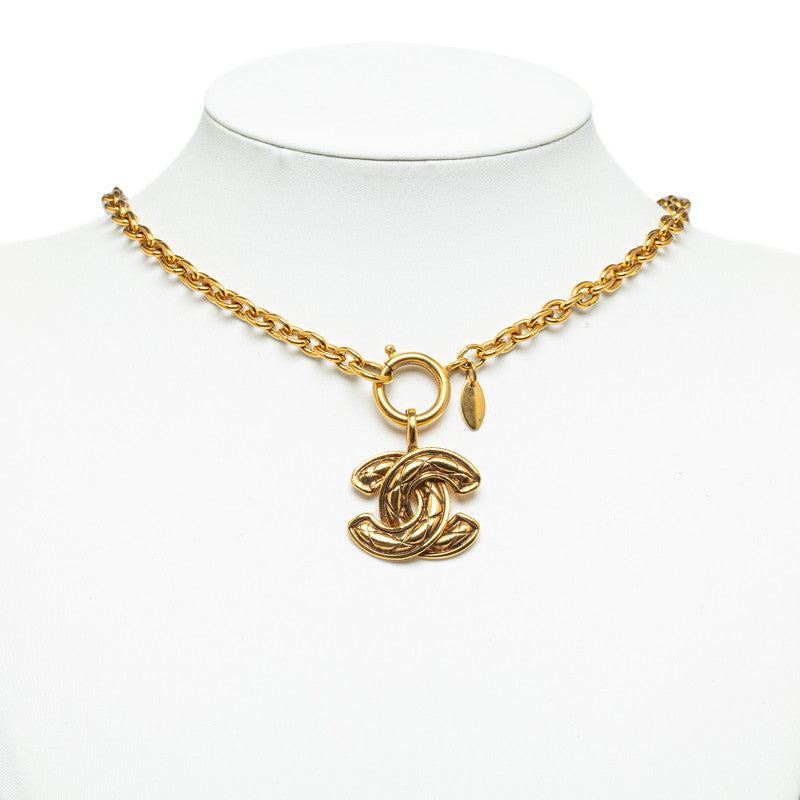 Chanel Vintage Matrasse Coco Necklace G   Chanel