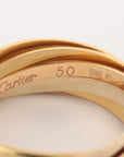 Cartier Trinity 7 Series Rings 750 (YG  Pg × WG) 7.0g 50 F