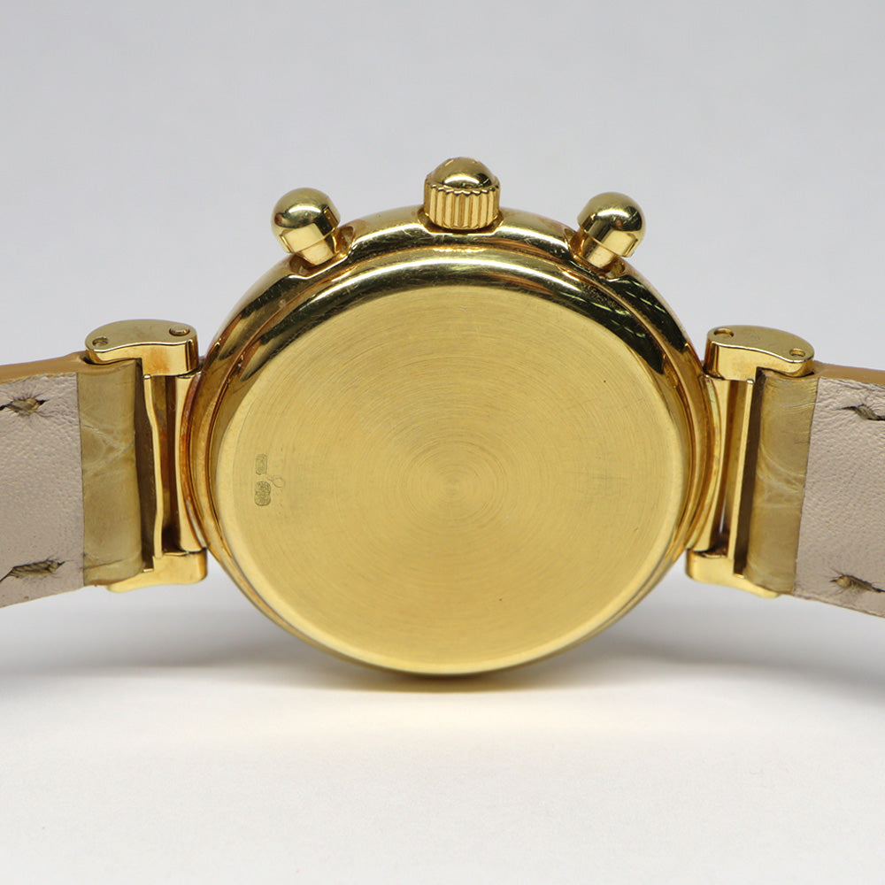 IWC International Watch Company Little Da Vinci IW373601 White 750YG Leather Quartz Women&#39;s Watch