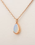 Agat Opal Necklace K10 (YG) 0.7g