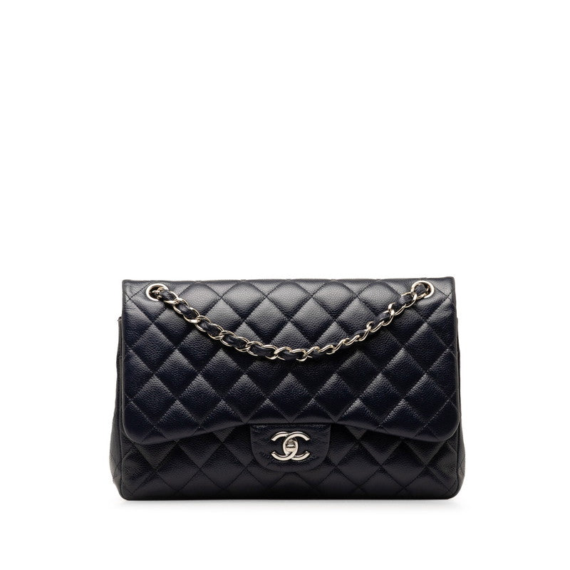 Chanel Matrases Coco Chain Shoulder Bags Navy Caviar S  Chanel