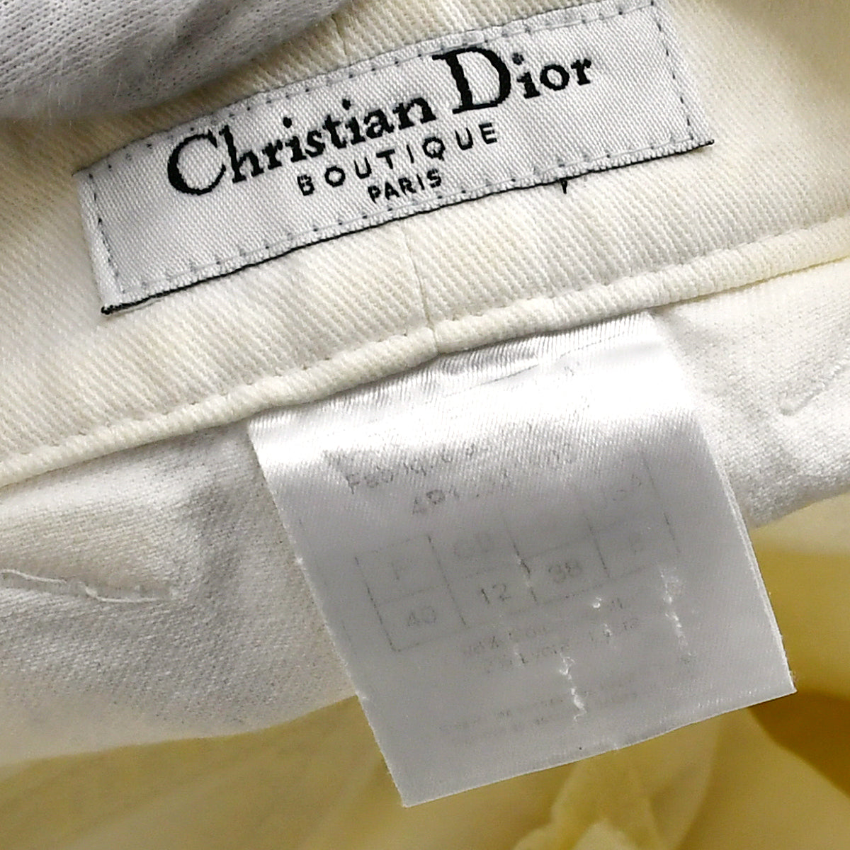 Christian Dior Spring 2004 buttoned skirt suit 