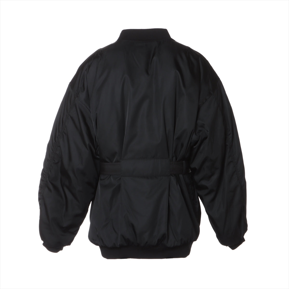 Prada Re Nylon Li Nylon 22AW Nylon Bonburger Jacket L Men Black SGX093 Triangle Logo Pouch