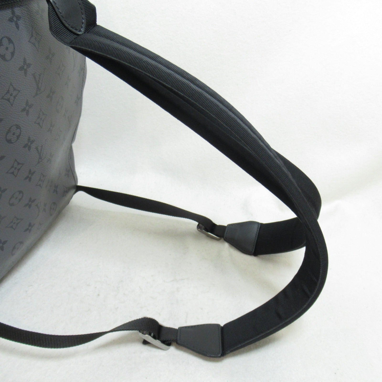 Louis Vuitton Christophers PM Backpack Bag PVC Coated Canvas Monogram Eclipse Reverse  Grey M45419