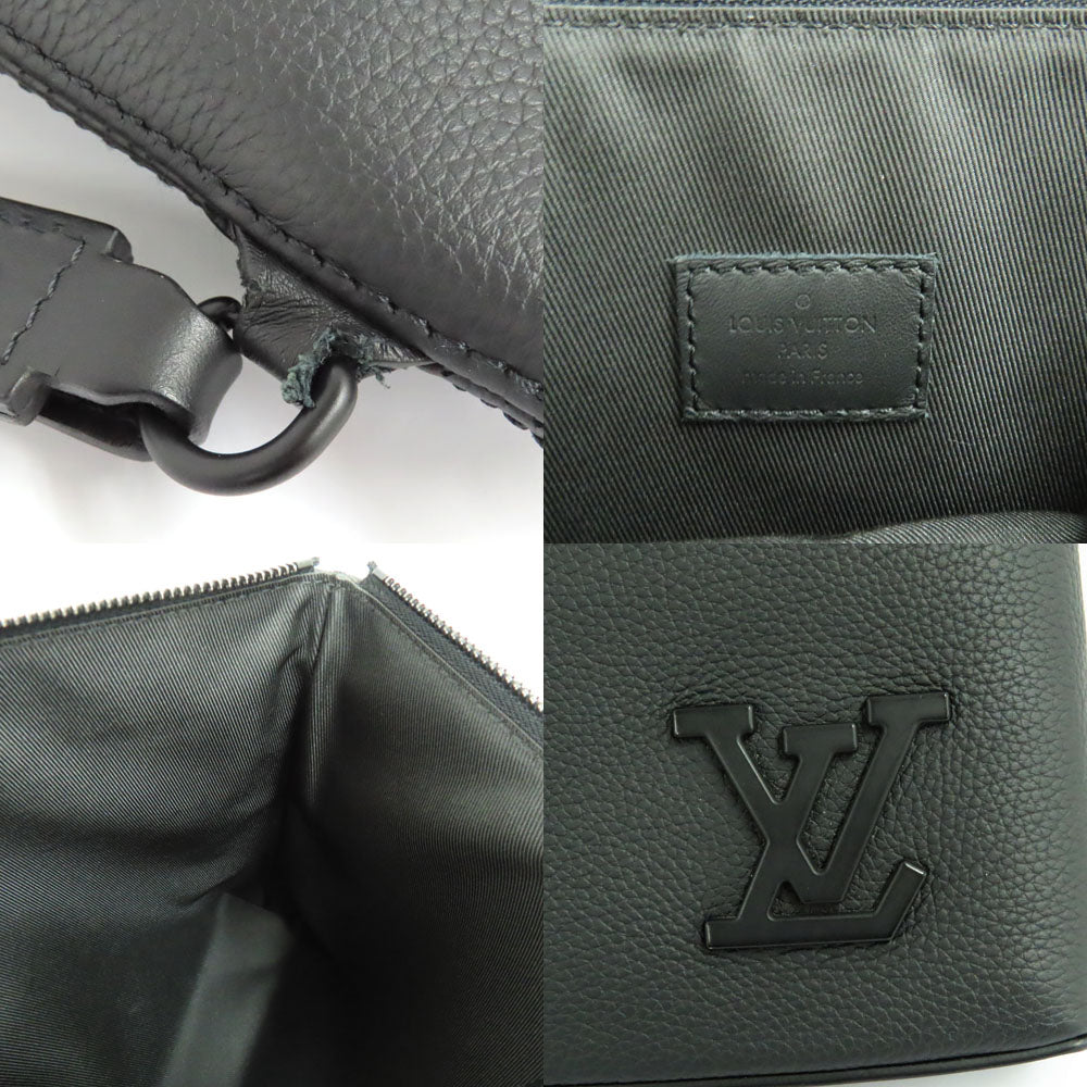 Louis Vuitton Ipad M69837 LV Aerosmith Clutch Bag Black ather Black G  Mens Unisex