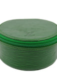Louis Vuitton Green Epi Ecrin Bijou 10 Jewelry Case Pouch M48214