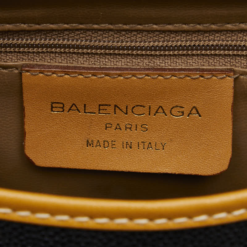 Valentino BB logo sliding shoulder bag brown black PVC leather ladies BALENCIAGA