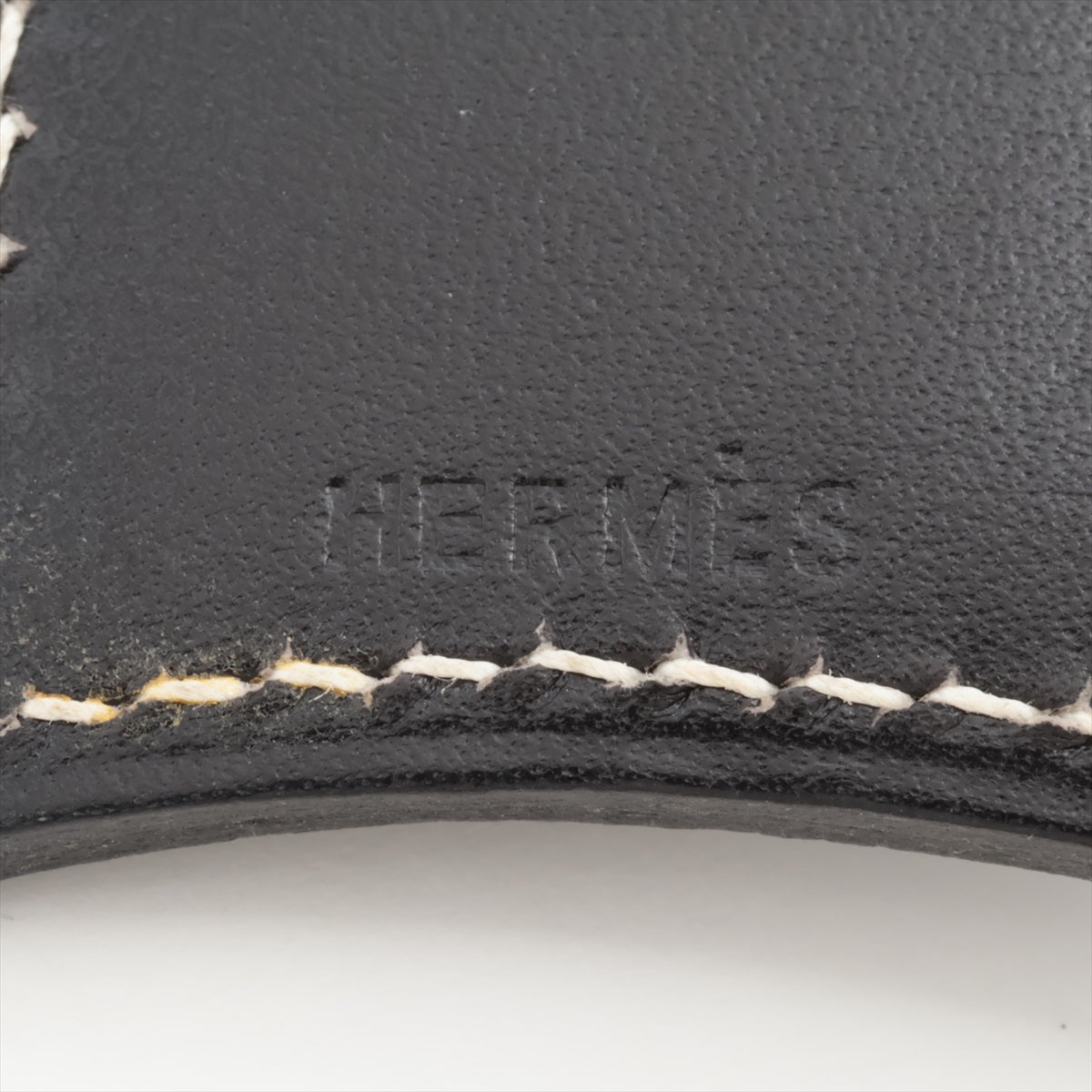 Hermes Tuareg G2003 Pendant Leather  Metal Black × Silver