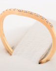 Agat Diamond Ring K18 (YG) 0.9g 0.06 E