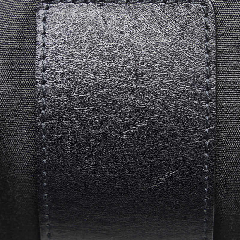 Dior Rucksack Backpack Black Silver Nylon Leather Men Dior Rucksack