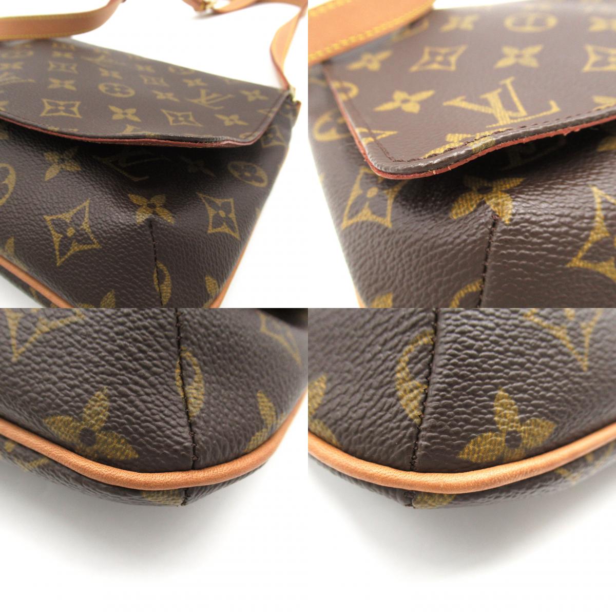 Louis Vuitton Louis Vuitton Musette Tango Long Shoulder Bag Shoulder Bag PVC Coated Canvas Monogram  Brown M51388