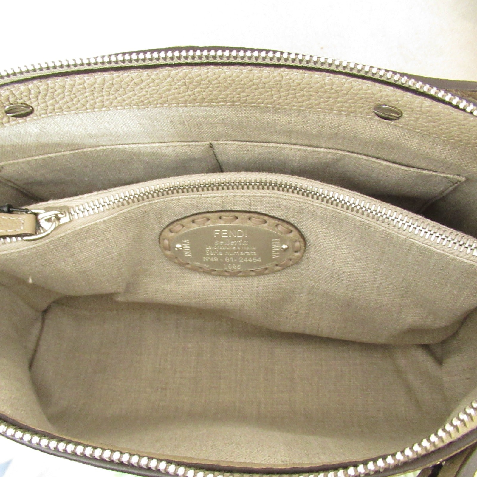Fendi Fendi 2w Shoulder Bag 2way Shoulder Bag Leather  Beige 8BL146ARBBF04Y9