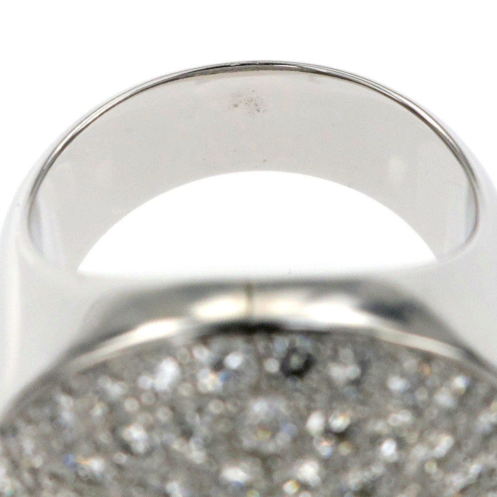 Cartier Juton Pavé Diamond Ring 750 K18WG White G Diamond 50 Ring Jewelry