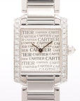 Cartier Tanks Franchise SM WE1024S3 WG QZ Silver Signboard Too Much 2 NOW