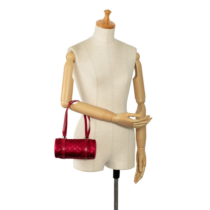 Louis Vuitton Monogram Satin Little Papillon Handbag Mini Handbag M92353 Rouge Red Satin Leather  Louis Vuitton