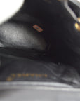 Chanel 1991-1994 Black Lambskin Small Duma Backpack