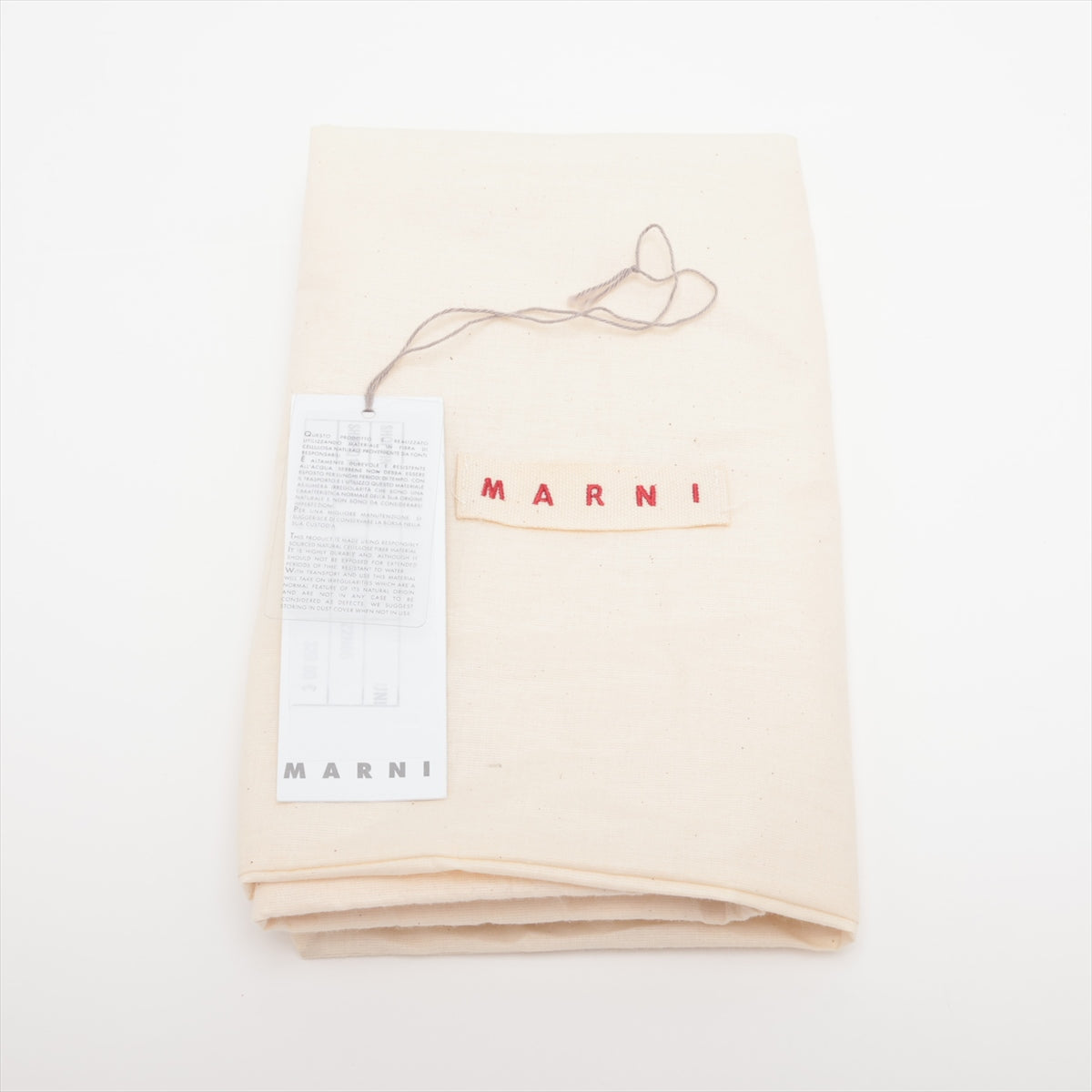 Marni Paper X Leather Tote Bag Multi-Color