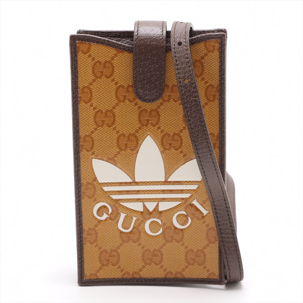 Gucci X Adidas GG Crystal PVC X Leather Phonocast Brown 702203