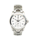 Tag Heuer Heuer Link Caliber 6 Date  WJF211B Automatic Rolling Silver Dial Stainless Steel Men TAG Heuer