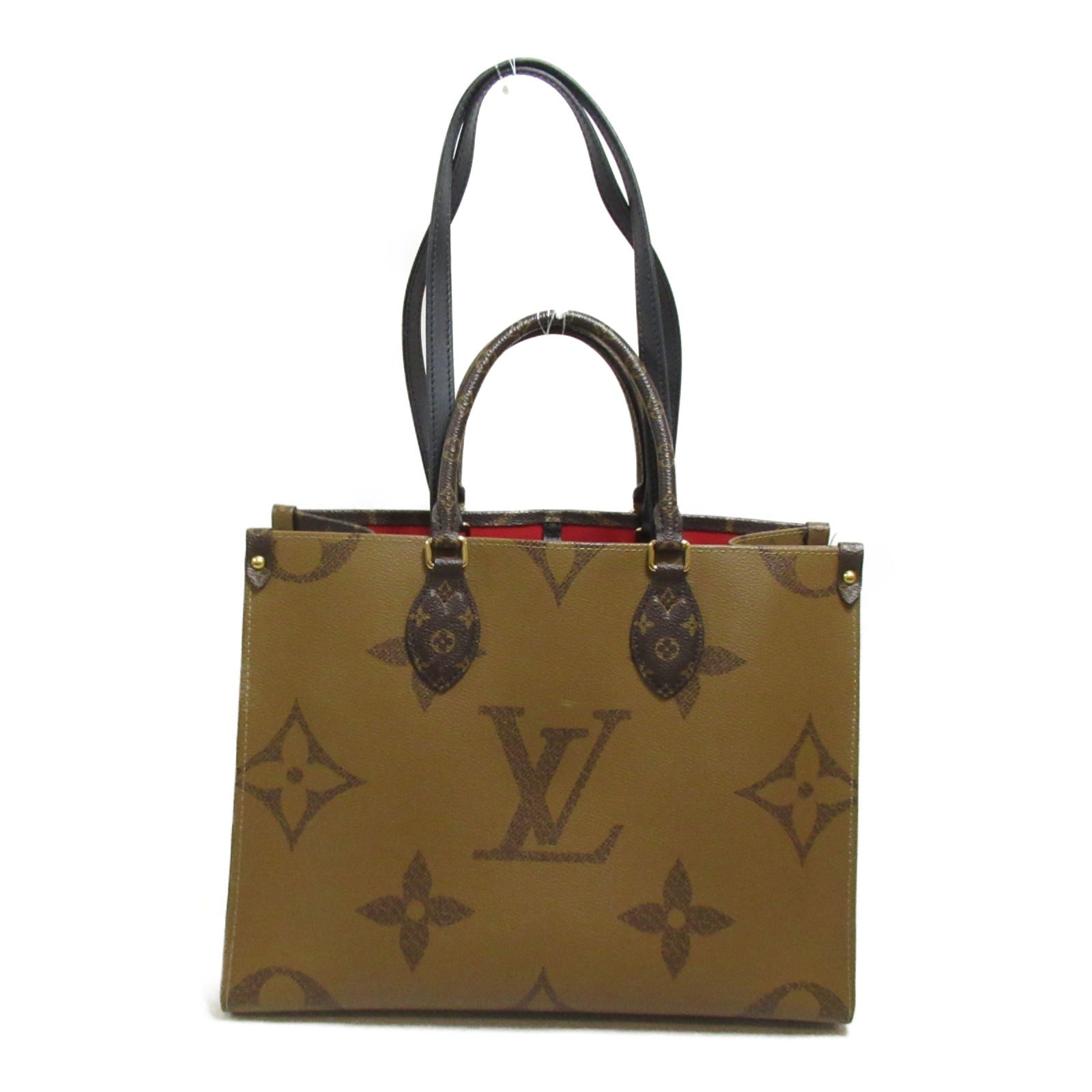 Louis Vuitton Louis Vuitton On The Go MM Tote Bag PVC Coated Canvas Monogram Giant  Brown M45321