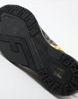 Fendi x Versace Fabric Sneakers 8 Men Black x Yellow Flow Fender Chevrolet