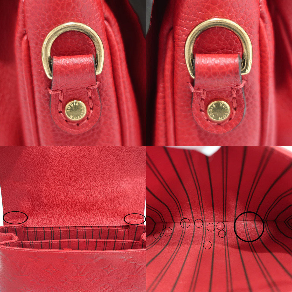 Louis Vuitton M.M. Monogram Implant M44155 2WAY Scarlet G   Women Box  Bag