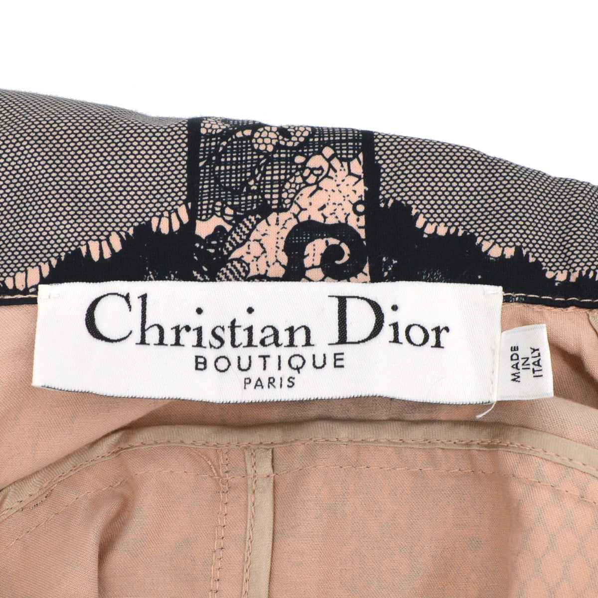 Christian Dior Summer 2006 trompe l&#39;oeil-print jacket 