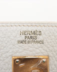 Hermes Birkin 40 Togo White G  N2010