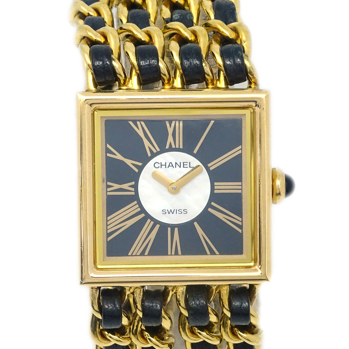 Chanel Mademoiselle Watch 18KYG Diamond