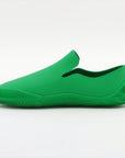 Bottega-Veneta Laver Slip Ons 38  Green Luggage