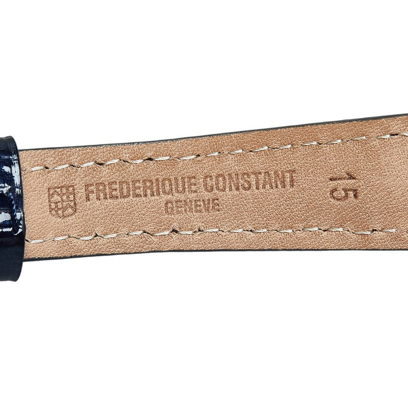 Frederick Constant Slimline Moonface  FC-206NSD1S4 Quartz Blue  Stainless Steel Leather  FREDERIQUE CONSTANT