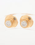 Cartier Damour MM Diamond Stud_Earrings 750 (YG)