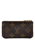 Louis Vuitton Monogram Pochette Crane Coin Case Keycase M62650 Brown PVC Leather  Louis Vuitton