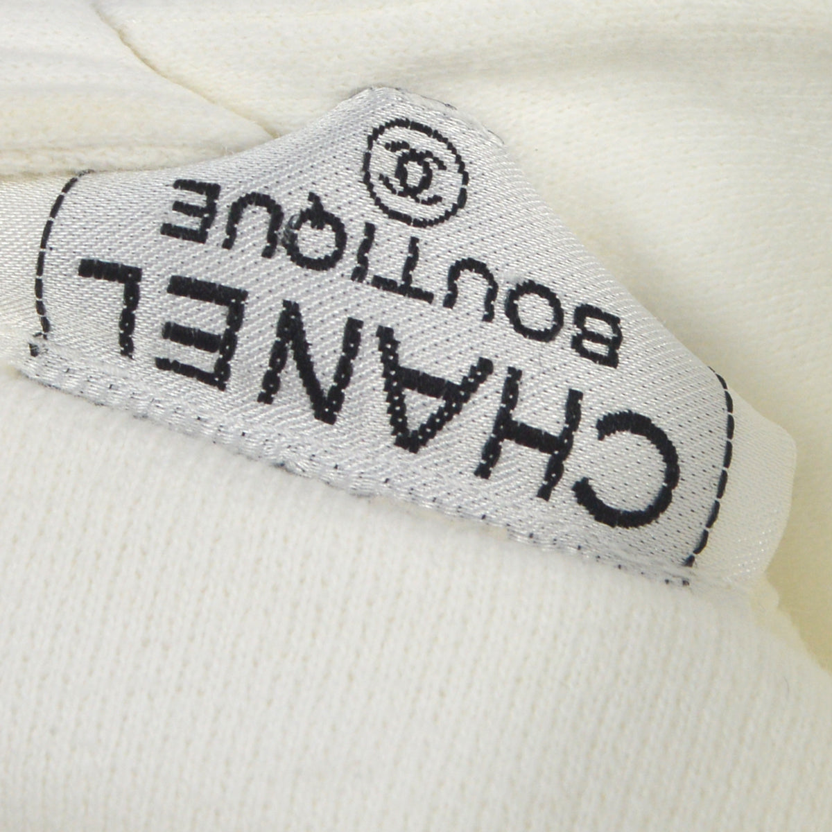 Chanel Hoodie Sweatshirt White